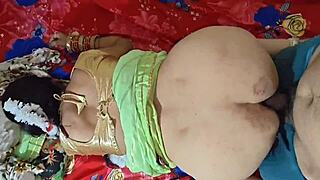 cute saree bhabhi teases father-in-law into rough back sex 😏🔥