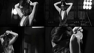 thomas maia bangs brunette in hot black white interracial