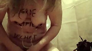 on july 9, 2021, the female slave licks boots in homemade pov humiliation bdsm exhibitionist doggystyle