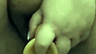 Housewife Cums Hard Dripping Wet from Dildo Toys in Bedroom Solo Play!