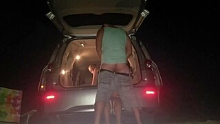 BLOWJOB BY THE LAKE THEN INTENSE FUCK IN DESERT DOGGYSTYLE