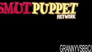 Granny Claudie Dark Toys Ass for Massive BBC
