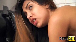 Roxy Lips, bend over and fuck to delay that debt right now