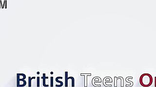 Sexy British Teen 18+ In Lingerie Gives Jerk Off Instructions To Neighbors