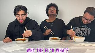 these three hot amateurs take hardcore railing like pros.