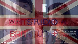 Two british 18+ college teens deepthroat huge cocks at lingerie party.