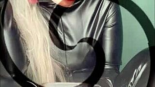 Bimbo Commands Crossdresser to Wear Used Panties Under Work Clothes