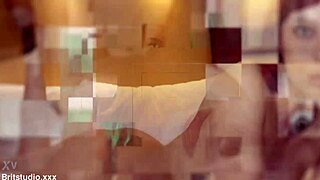 Two british 18+ college teens deepthroat huge cocks at lingerie party.