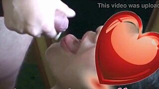 Le dan su lechita a mi esposa en gangbang hotel con viejos mexicanos en slow motion