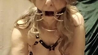 french slave in harness auto session magicwand whore vibes