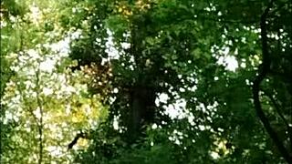 french milf slave f la salope bent over forest for maledom humiliation dildo pounding 😈🔥