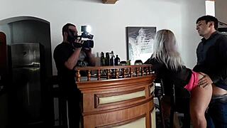 Blonde Big Ass Milf Bent Over Bareback Anal Gaping Doggystyle Cuckold Cum In Mouth!