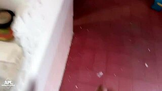 dude while stepmom chills in living room i'm stroking my huge cock to devour her massive ass and creampie it part 1