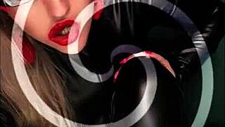 Bimbo Commands Crossdresser to Wear Used Panties Under Work Clothes