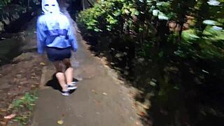 i spot rain-soaked latina stranger and lure her home dry