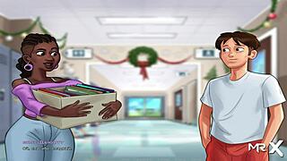 Summertimesaga Teases Boobs in Hentai Scene