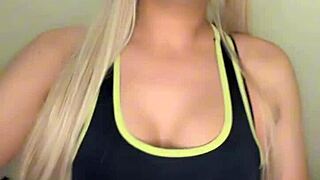 athletic transsexual shows off her rich tempting breasts