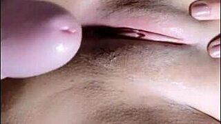 perfect tight pussy stuffed by massive dick for cum