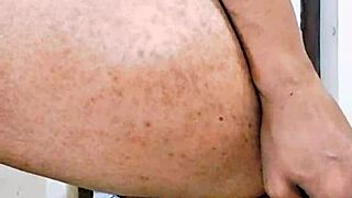 i can't believe how good this standing anal feels with piss and blowjob mix