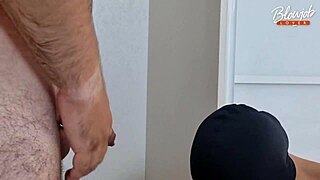 wife's hard blowjob deepthroat training ends with cumshot on face and rimjob full scene!