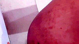 i can't believe how good this standing anal feels with piss and blowjob mix
