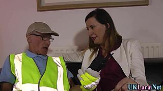 Classy British Milf Stockings Ripped Dripping Cum From Monster Cock