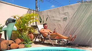 pool day n they fuck me dirty from ass to mouth cum on face so much load i swallow all