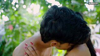 desi yoga teacher bangs her sexy 18yo student outdoors in full hindi heat