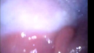 girl squirts hard while filmed from deep inside her vagina at secretfriends