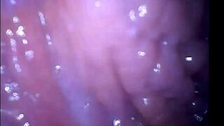 girl squirts hard while filmed from deep inside her vagina at secretfriends