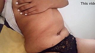 damn this latina puta wakes up with soaked panties sniffing her wet pussy vibe then masturbates hard 💦😈