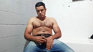 yuri gaúcho strokes massive thick brazilian cock for fan till explosive cumshot