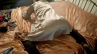 White Slut Satin Thong Panties Dress Heels POV BJ Doggy Rimming