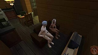 damn, watch this virgin teen lose it to an old guy while the naughty student bangs the director!