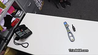 Lusty Tits Lure Mall Cop's Fierce Fuck