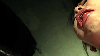 hey that deviant patient hogties and chokes the asian nurse with dildo deepthroat