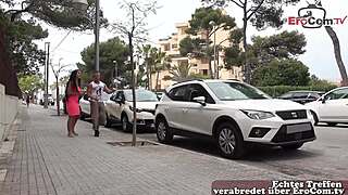 deutsche tourist milf fucked hard at mallorca ballermann