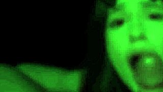 i tease the vampire's monster cock until he unloads cum in my mouth