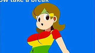 minus8's hot cartoon workout vid with big tits in leggings extended 🏋️‍♀️🍑💦