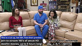 solana drops to knees sucks cock then spreads shaved pussy for pov pounding