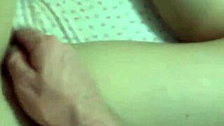 Petite housewife Jolene drops to her knees for that stiff cock POV blowjob and cumshot facial
