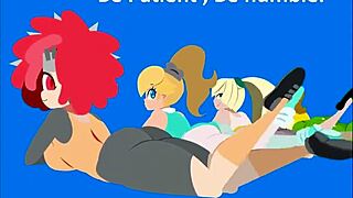 minus8's hot cartoon workout vid with big tits in leggings extended 🏋️‍♀️🍑💦