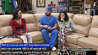 solana drops to knees sucks cock then spreads shaved pussy for pov pounding