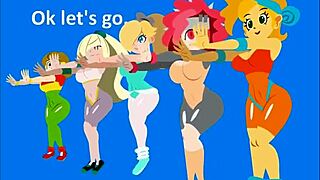 minus8's hot cartoon workout vid with big tits in leggings extended 🏋️‍♀️🍑💦