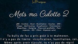 French Femdom Mistress Joi Commands You To Jerk Off Into Her Dirty Panties Cei Style