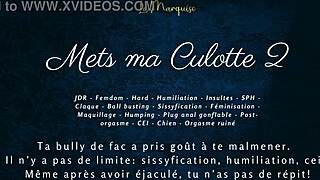 French Femdom Mistress Joi Commands You To Jerk Off Into Her Dirty Panties Cei Style