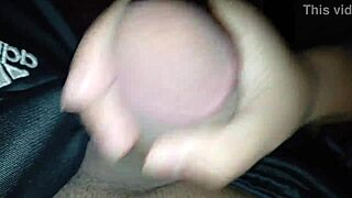 check how hot my boyfriend's cum looks when i jerk him off perfectly