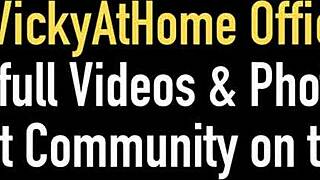 horny coed vicky vette tempts her teacher with uniform tease and big dick play