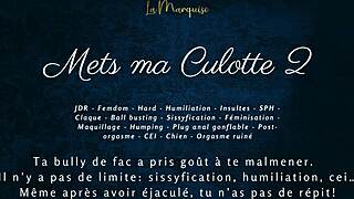 French Femdom Mistress Joi Commands You To Jerk Off Into Her Dirty Panties Cei Style