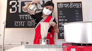 Indian tea maker girl's cute homemade roleplay stirs deep emotions